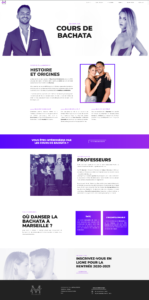 Webdesign - Page contenu Latin Project